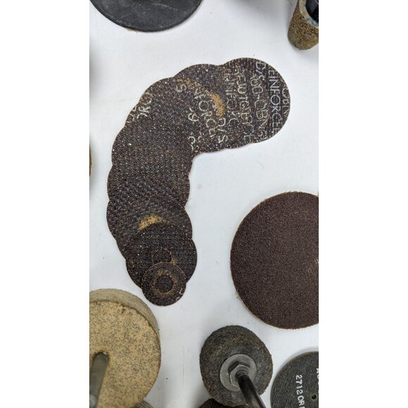 Sanding Wheels Grinding Wheels Vintage Large Mixed Lot Mixed Brands - Picture 6 of 8